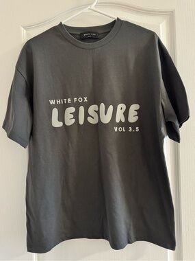White Fox Leisure Vol 3.5 Graphic T‑Shirt - Shadow